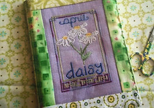 Country Garden Stitchery Cross Stitch Pattern Only April Daisy