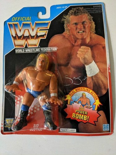 WWF Hasbro Sid Justice Blue Card series American W...