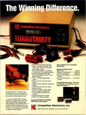 Turbothirty Charger Vintage Print Ad Ephemera Wall Decor Competition Electronics