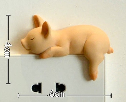 Piggy Switch Stickers Pig Statue Fairy Sculpture Tabletop Figurine Decor Gifts - Picture 4 of 11