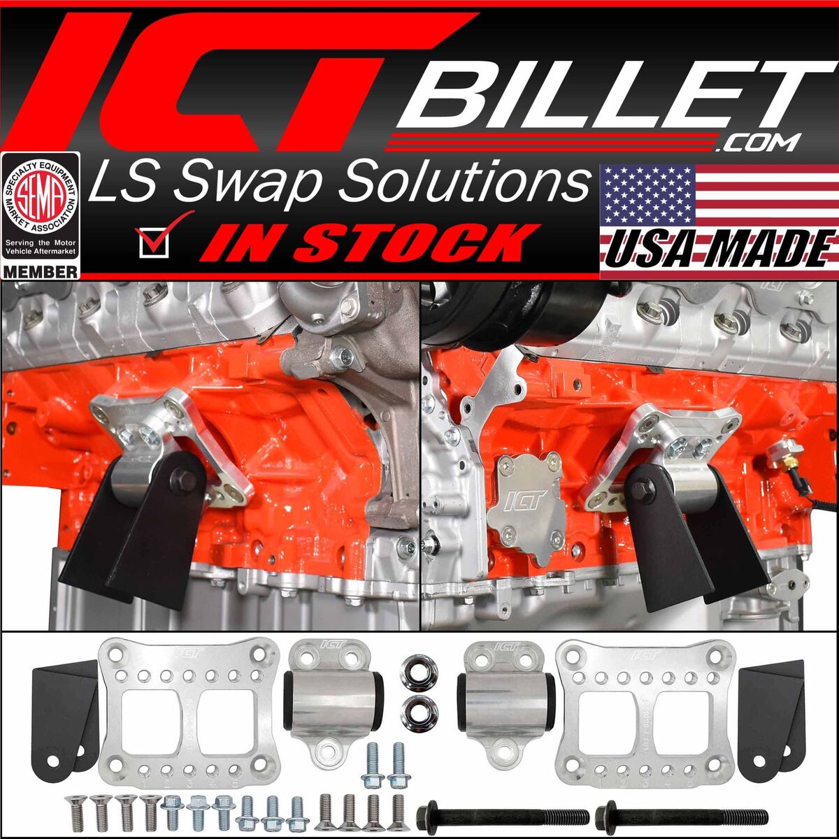 Billet Specialties Motor Mount LT Engine Swap Billet Specialties Motor Mount LT Engine Swap