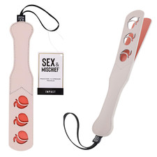 Spanking Leather Paddle BDSM Sub/Dom Roleplay Sex Toy Fetish Whip Bondage Gear