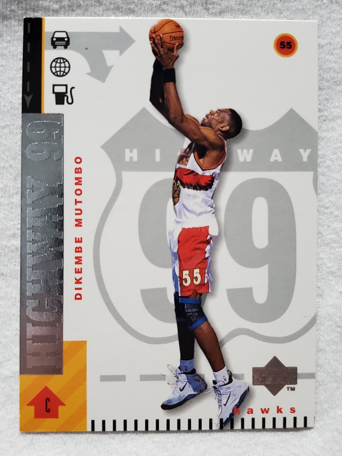 1998-99 Upper Deck - Highway 99 Dikembe Mutombo #304 Atlanta Hawks