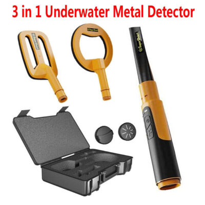Waterproof Underwater Metal Detector Pinpointer Handheld Treasure   3 in 1 #T1