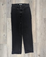 Sonoma Boys Jeans Size 12 SLIIM Straight Leg Black Denim Everyday Jean