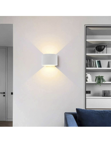 Applique murale plâtre GS-5016 G9 luminaire double émission - 3