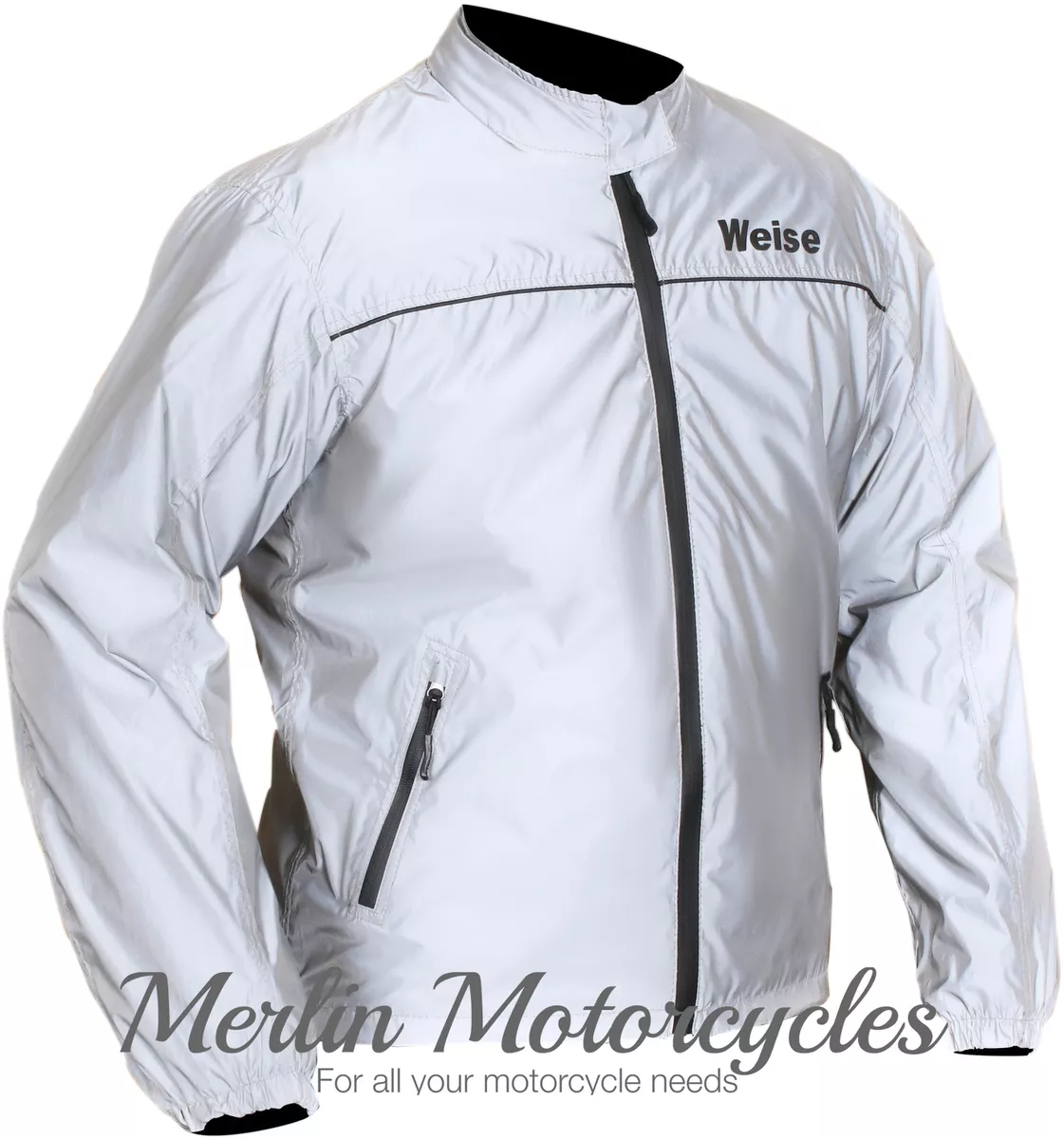 Reflective shop motorcycle gear