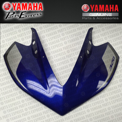 YAMAHA 青 フロントカウル NEW 2015 YAMAHA YZF R3 YZFR3 FRONT UPPER COWLING FAIRING BLUE 1WD