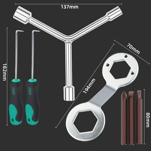 Comprehensive Tool Set for Washing Machine Removal and Installation Tasks - Picture 6 of 17