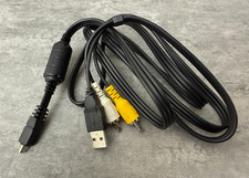 USB data cable, charging cable, AV TV cable for digital camera approx. 1.6 m