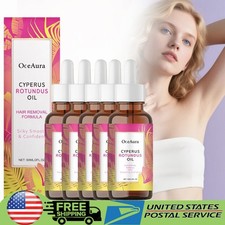 1 5x Natural Hair Removal Oil Cyperus-Rotundus-Oil to Slow Body Hair Growth 60ml