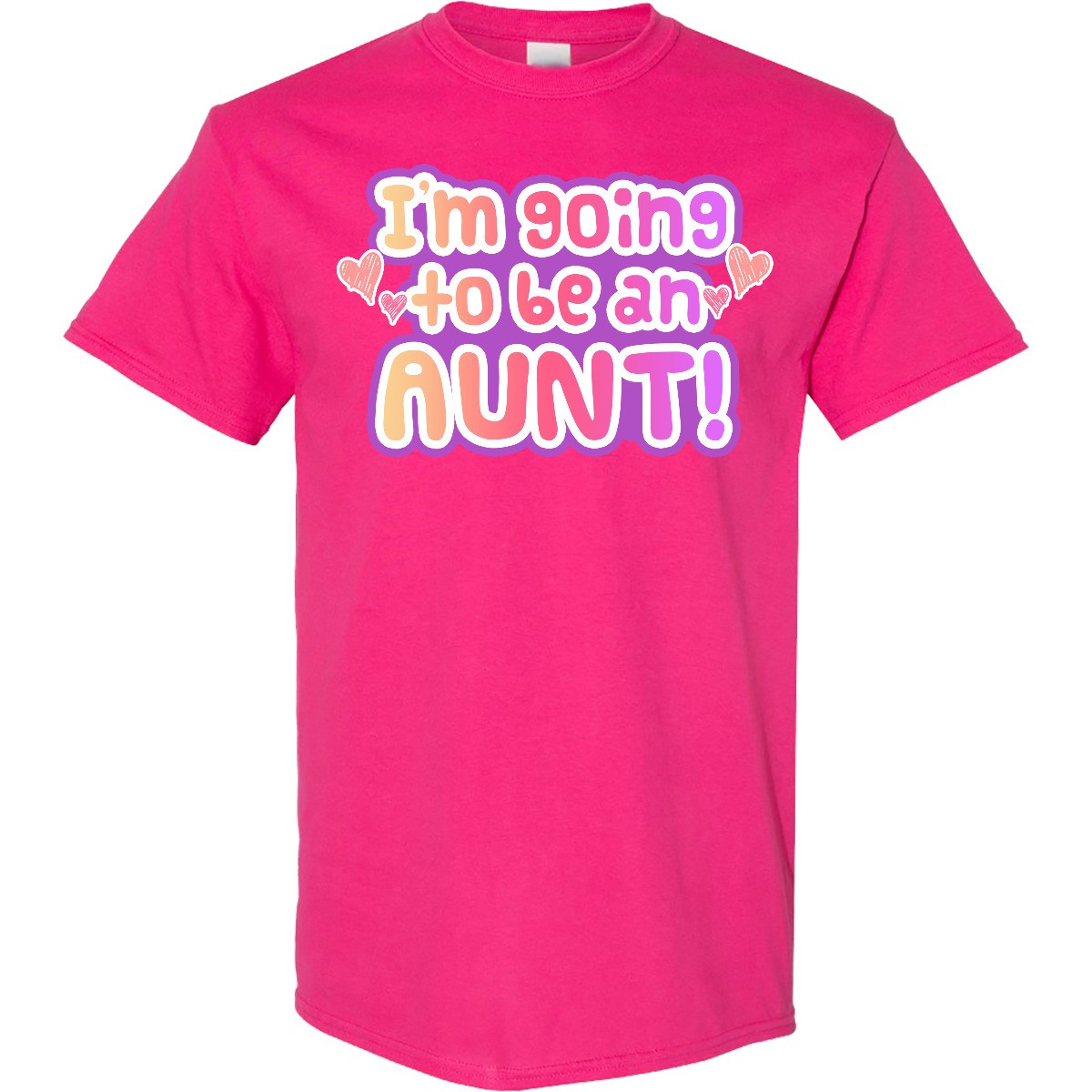 Inktastic I'm Going To Be An Aunt! T-Shirt Family First Nephew Niece Child Aunty