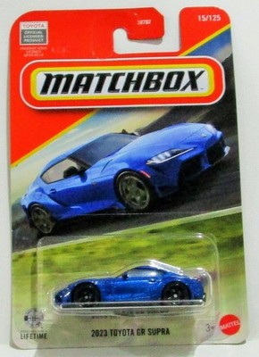 Matchbox 2026 basic series 2023 23 toyota gr supra blue #15 / 125
