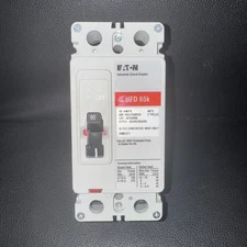 Eaton Cutler Hammer Type HFD 65k Circuit Breaker 2 Pole 90 Amp HFD 65K