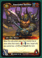 Timewalker Smasher - Betrayal Of The Guardian #124 - World Of Warcraft TCG Card