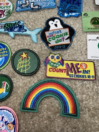 Lot Of 32 Girl Scout Patches & Pins - Picture 7 of 12