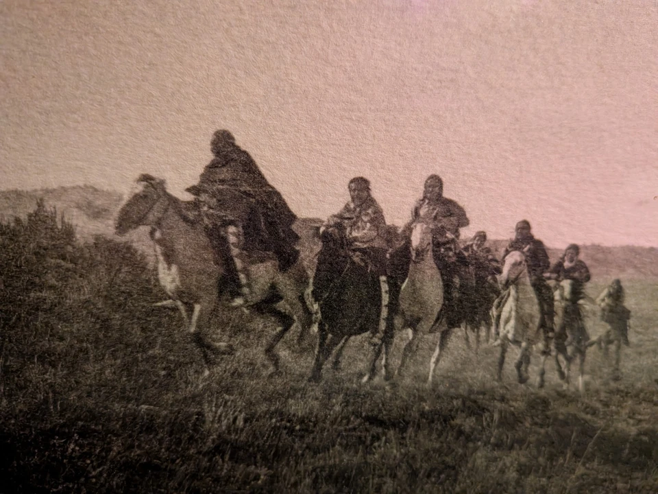 Return Of Scouts -Cheyenne By Edward S. Curtis 1911 Original Photogravure  - Image 3 of 4