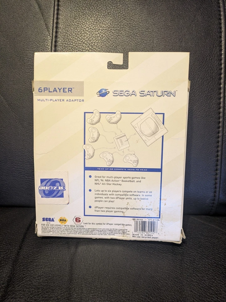 SEGA Saturn 6 Player Multitap Adapter Brand New for Bomberman + More! - Image 2 of 4