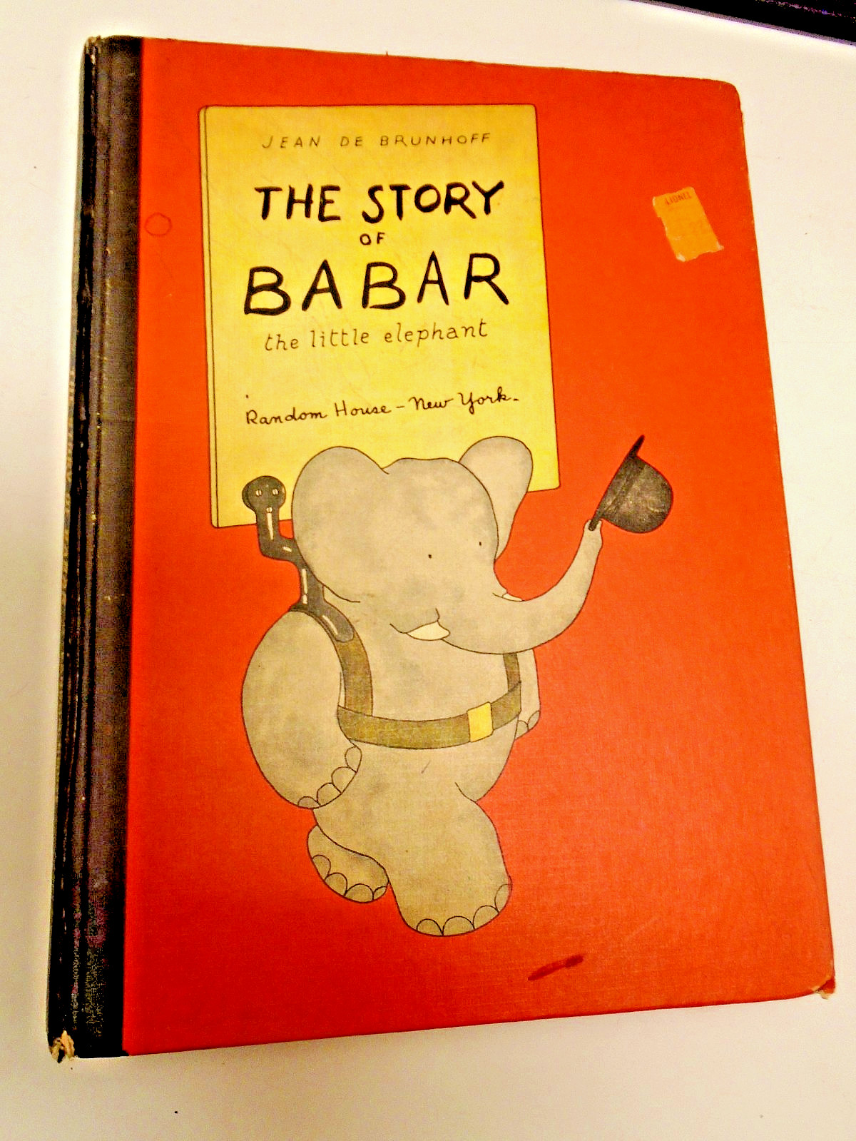 1960 Hardcover  The Story Of Babar The Little Elephant. Jean De Brunhoff.