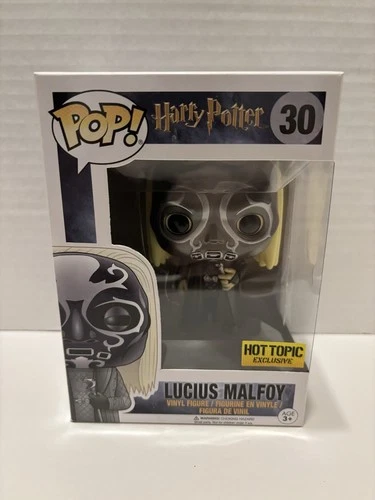 Funko Pop Harry Potter #30 Lucius Malfoy Death Eater Hot Topic  W/ Protector