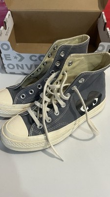 Converse Chuck 70 Hi x Comme des Garcons Play Steel Gray 171847C Women s 6 Men 4