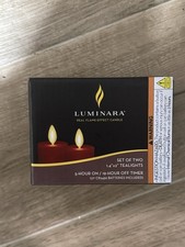 Vela LED Luminara sin llama efecto llama real a batería 1,4"x2"