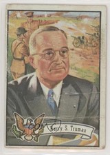 1972 Topps US Presidents Harry S Truman #32 d4y