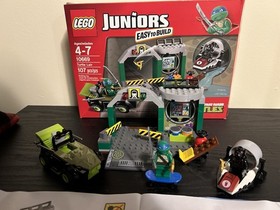 LEGO Juniors 10669 TMNT Ninja Turtle Lair 100% Complete w/ Instructions & Box