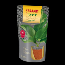 Seramis Topper Graphite 1 L Abdeckung Granulat Blähton Trauermücken-Schutz Deko