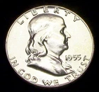 1955 (P) Franklin Silver Half Dollar BU  "Key Date Coin"