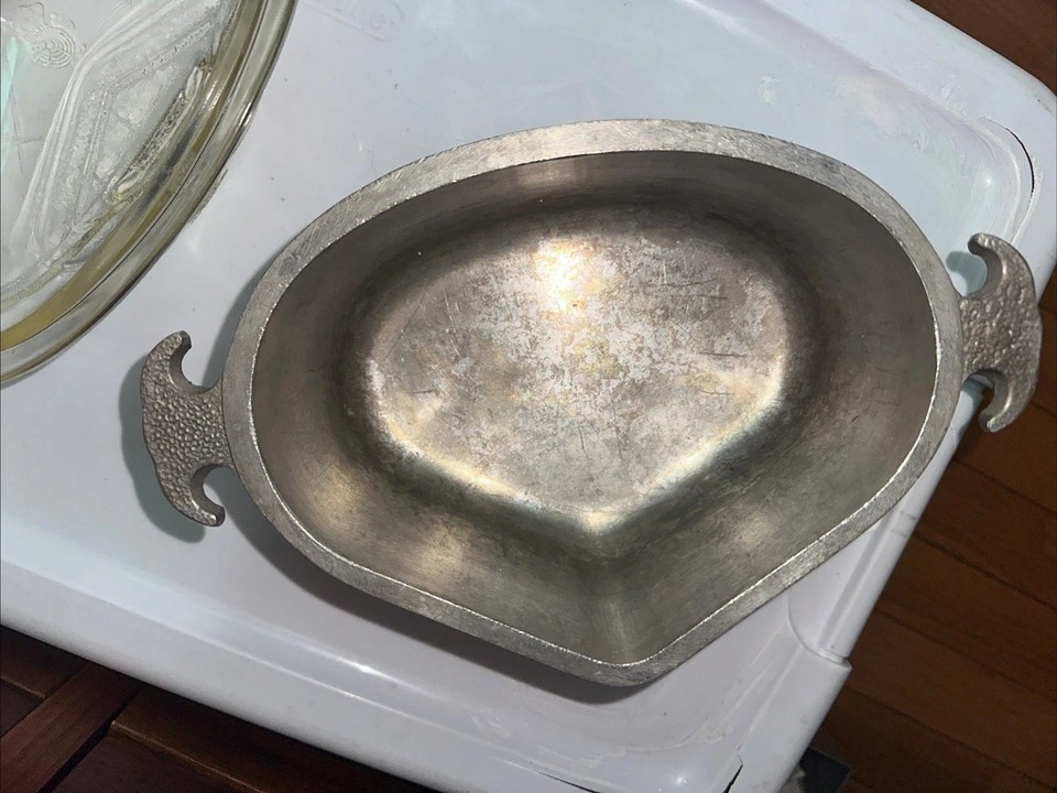 Guardian Service Vintage Cast Aluminum Oval Dutch Oven Roaster w/Glass ...