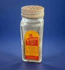 Vintage B-deks Chocolate Jimmies CAKE DECORS Candy Sprinkles Bottle Jar w/Lid