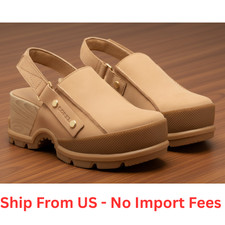 BRAND NEW! Women's Sorel Roam’n Clog™ RBR, Comfortable, Tawny Buff, Free Ship US