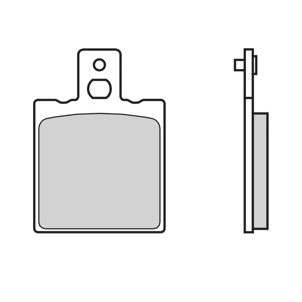 Pastillas de freno traseras para DUCATI 851 SPORT 1988 Sinter Street Brembo Foto 2 de 4