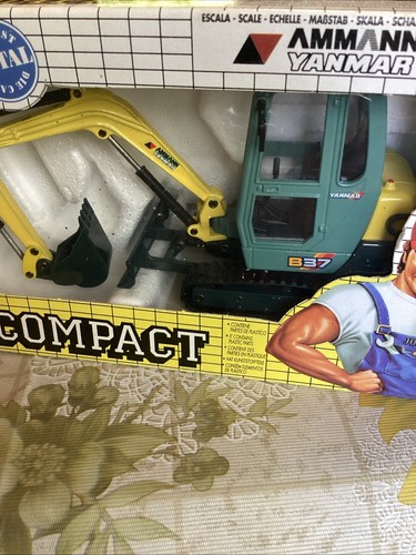 Ammann-Yanmar B37 Kompaktbagger - Joal Maßstab 1:32 Diecast Modell #193 Neu - Bild 4 von 4
