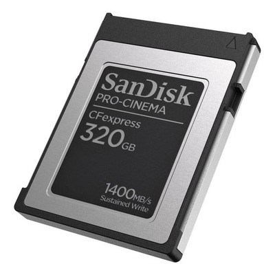 SanDisk 320GB pro-Cinema Cfexpress Type B Memory Card