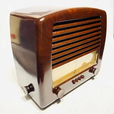 G.E.C. BC4650 Bakelite Valve Table Radio, 1939, Very Clean, Complete & Original