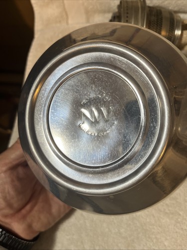 VTG Aladdin Railroad Caboose Lamp Train Signed N&W With Model 23 Nickel Burner - Picture 10 of 12