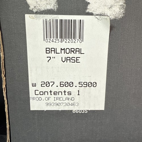 Waterford 7” Balmoral Vase With Original Box - Picture 3 of 6