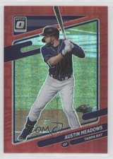 2021 Panini Donruss Optic Red Pandora Prizm 83/99 Austin Meadows #140 sh7