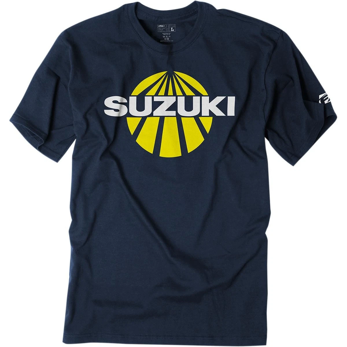 Factory Effex 19-87402 Suzuki Sun Premium T-Shirt Md Navy