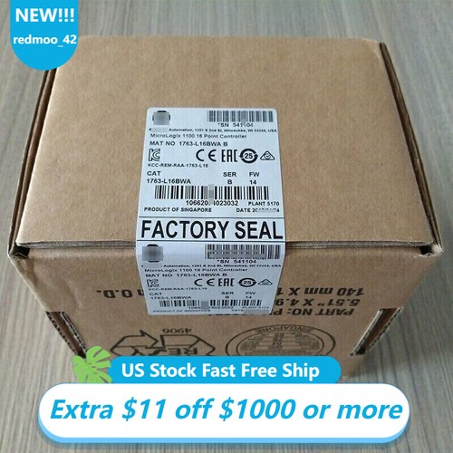 New Sealed 1763-L16BWA MicroLogix 1100 16 Point Controller 1763L16BWA AB