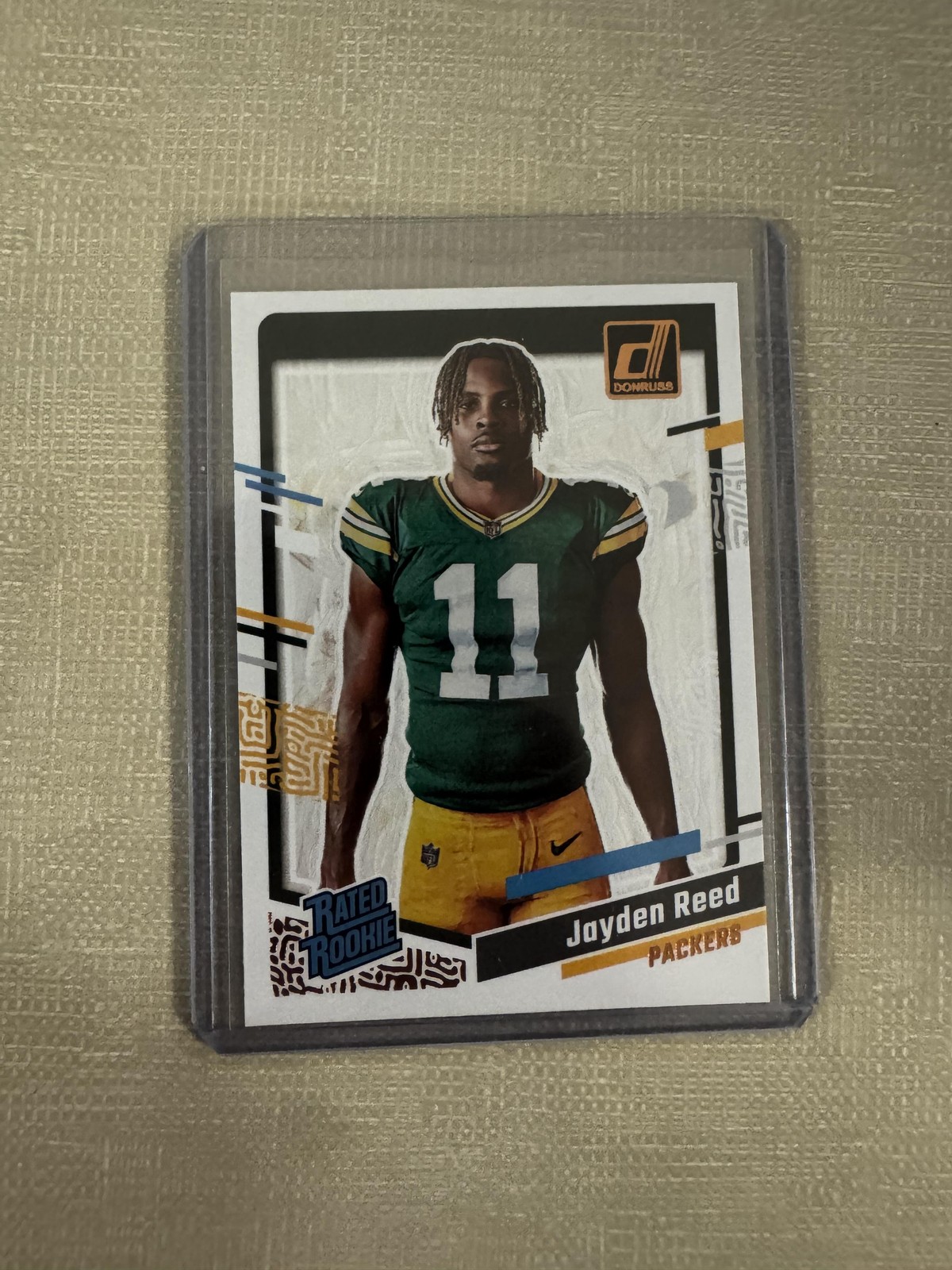 2023 Donruss #15 Jayden Reed Rated Rookie Portrait