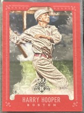 Harry Hooper 2017 Diamond Kings Baseball Red Framed /99 Red Sox