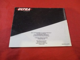 Cyber Stadium Series Base Wars Nintendo NES Instruction Manual Booklet *DAMAGED*