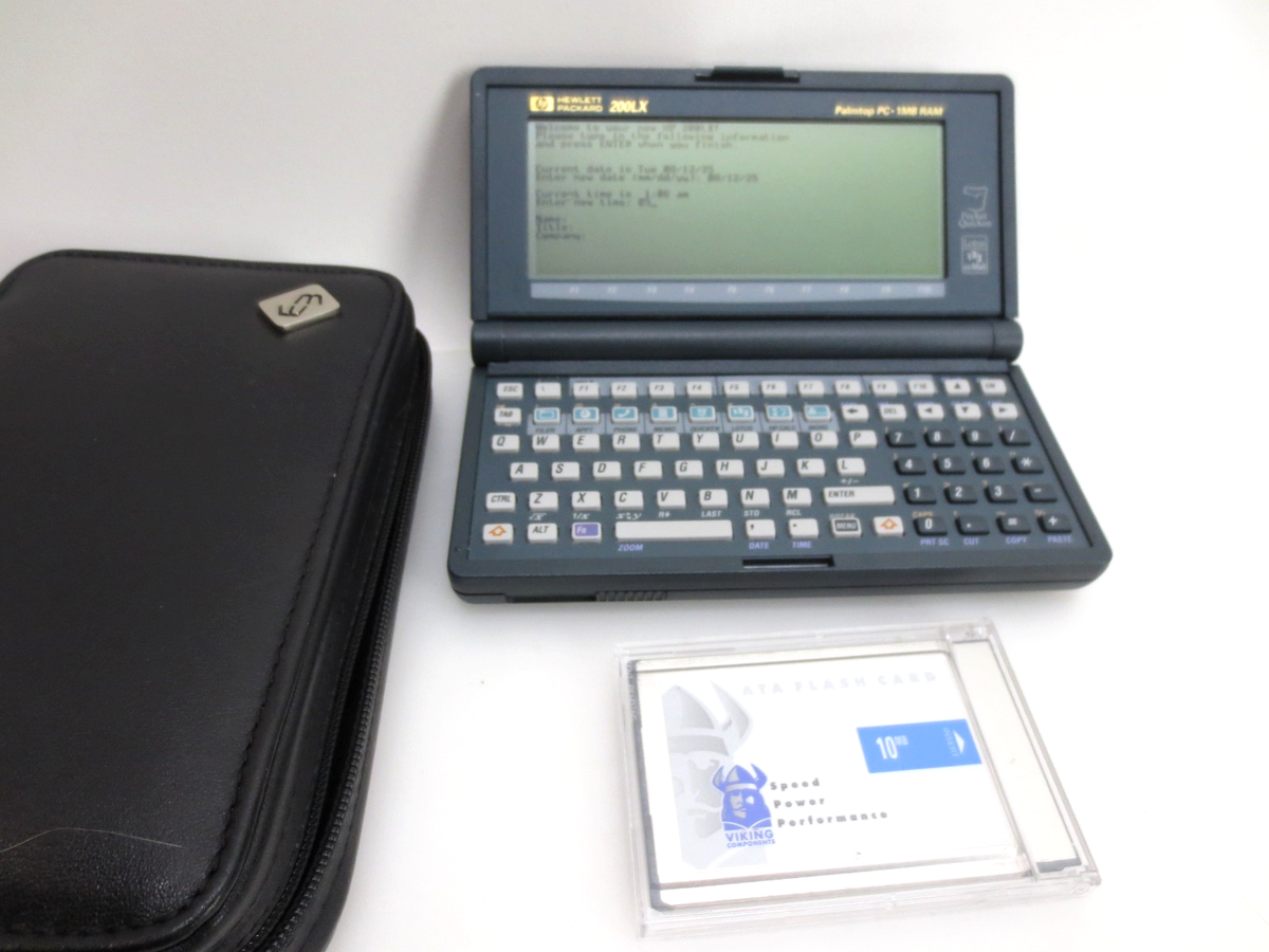 ②[ジャンク] HP ヒューレットパッカード 200LX 2MB RAM 【公式