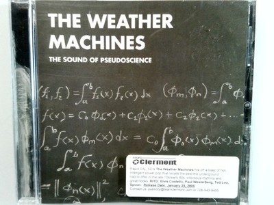 The Weather Machines - The Sound of Pseudoscience CD 2005 Indie Pop Tigers