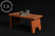 Primitive Wooden Tabletop Corn Husker