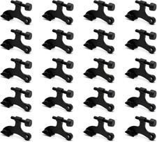 20 Pack Hinge Pin Black Door Stopper, Adjustable Heavy Duty Hinge Pin Door Stop
