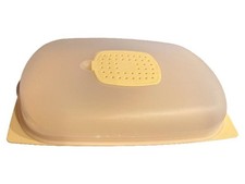 Tupperware Boîte à Fromage Jaune Rétro Aération 18cm